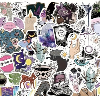 Witch sticker mystery pack of 10